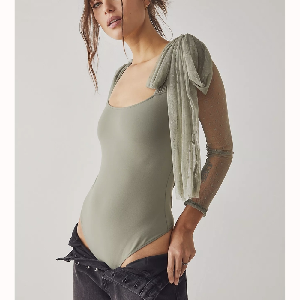Free People - Olive Bodysuit